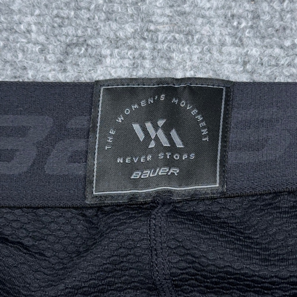 NEW Bauer Pro Jill Pant Women's 12 Black Hockey Base Layer Compression Leggings - Picture 9 of 14